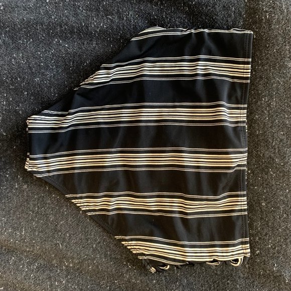 Sun N Sand High-waisted Stripped Bikini Bottoms - Picture 2 of 2